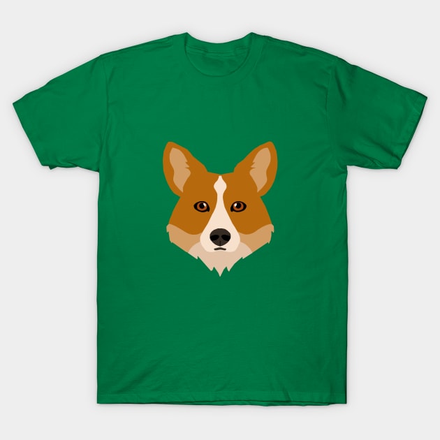 Cute Corgi T-Shirt by psanchez